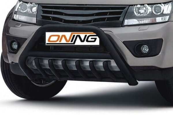 Frontbügel Unterbodenschutz für Suzuki Grand Vitara JT 2012-2014 SCHWARZ 60mm Gutachten