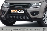 Frontbügel Unterbodenschutz für Suzuki Grand Vitara JT 2012-2014 SCHWARZ 60mm Gutachten