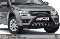 Frontbügel Unterbodenschutz für Suzuki Grand Vitara JT 2012-2014 SCHWARZ 60mm Gutachten