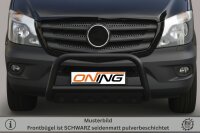 Frontbügel Unterfahrschutz für Mercedes Sprinter W906 13-18 SCHWARZ 70mm Gutachten