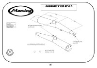 Auspuff paar "Master" schwarz für KAWASAKI GPZ 750 UT UNI TRAK ZX750A