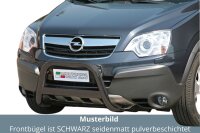 Frontbügel Edelstahl schwarz für Opel Antara 2007 - 2010 63mm mit Gutachten