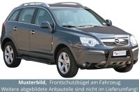 Frontbügel Edelstahl schwarz für Opel Antara 2007 - 2010 63mm mit Gutachten