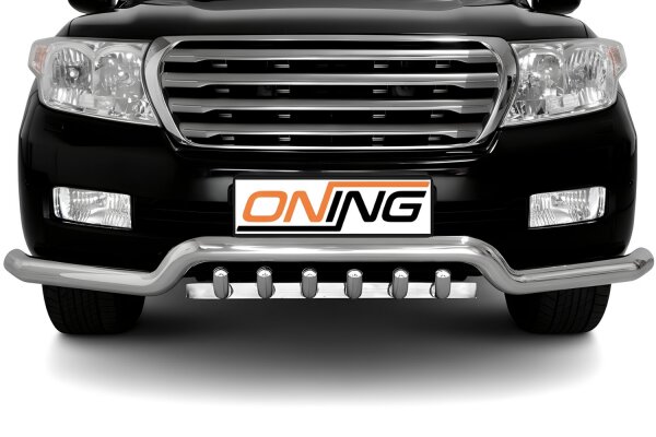 Frontschutzbügel breit Unterbodenschutz für Toyota Land Cruiser V8 J20 2007-2012 76mm Gutachten
