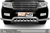 Frontschutzbügel breit Unterbodenschutz für Toyota Land Cruiser V8 J20 2007-2012 76mm Gutachten