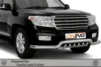 Frontschutzbügel breit Unterbodenschutz für Toyota Land Cruiser V8 J20 2007-2012 76mm Gutachten