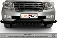 Frontschutzbügel breit Unterbodenschutz für Toyota Land Cruiser V8 J20 2007-2012 schwarz 76mm Edelstahl mit Gutachten