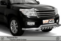 Frontschutzbügel breit Unterbodenschutz für Toyota Land Cruiser V8 J20 2007-2012 76mm Gutachten