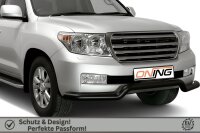 Frontschutzbügel breit für Toyota Land Cruiser V8 J20 2007-2012 schwarz 76mm Edelstahl mit Gutachten