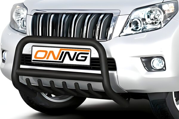 Frontbügel SCHWARZ mit Unterfahrschutz für Toyota Land Cruiser J15 2010-2013 70mm Gutachten