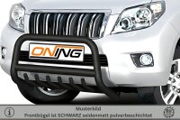 Frontbügel SCHWARZ mit Unterfahrschutz für Toyota Land Cruiser J15 2010-2013 70mm Gutachten