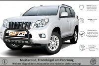 Frontbügel SCHWARZ mit Unterfahrschutz für Toyota Land Cruiser J15 2010-2013 70mm Gutachten