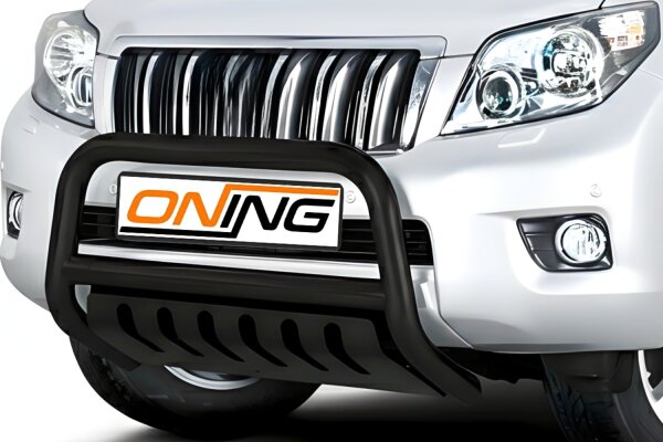 Frontbügel SCHWARZ mit Unterfahrschutz für Toyota Land Cruiser J15 2010-2013 70mm Gutachten