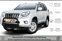 Frontbügel SCHWARZ mit Unterfahrschutz für Toyota Land Cruiser J15 2010-2013 70mm Gutachten