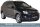 Frontbügel Edelstahl schwarz für Opel Antara 2011 - 63mm mit Gutachten Frontschutzbügel