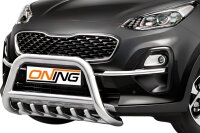 Frontbügel mit Unterbodenschutz für KIA Sportage 2018-2021 70mm Frontschutzbügel Gutachten