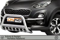 Frontbügel mit Unterbodenschutz für KIA Sportage 2018-2021 70mm Frontschutzbügel Gutachten