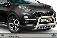 Frontbügel mit Unterbodenschutz für KIA Sportage 2018-2021 70mm Frontschutzbügel Gutachten