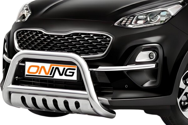Frontbügel mit Unterfahrschutz für KIA Sportage 2018-2021 70mm Frontschutzbügel Gutachten