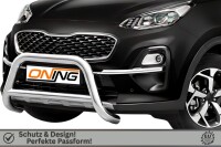 Frontbügel mit Querstreben für KIA Sportage 2018-2021 70mm Frontschutzbügel