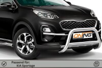 Frontbügel mit Querstreben für KIA Sportage 2018-2021 70mm Frontschutzbügel