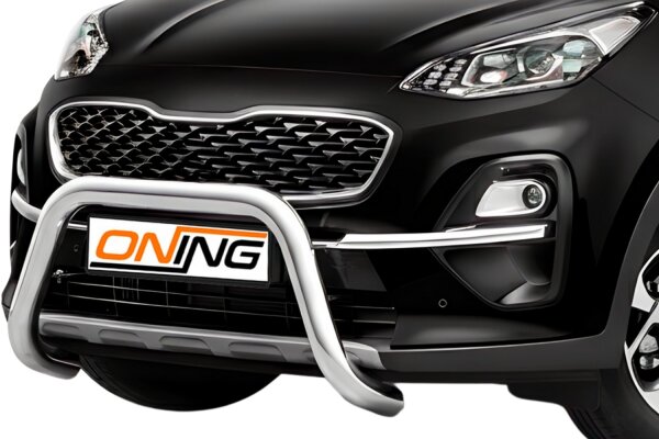 Frontbügel für KIA Sportage 2018-2021 70mm Frontschutzbügel Edelstahl Gutachten