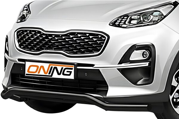 Frontbügel für KIA Sportage 2018-2021 SCHWARZ 70mm breit Frontschutzbügel