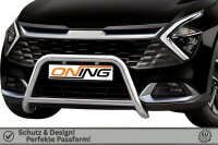 Frontbügel mit Querstreben für KIA Sportage NQ5 2021- 60mm Frontschutzbügel Gutachten