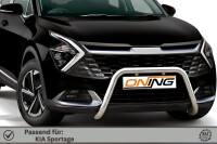 Frontbügel für KIA Sportage NQ5 2021- 60mm Frontschutzbügel Edelstahl Gutachten