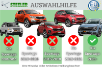 Frontbügel für KIA Sportage NQ5 2021- SCHWARZ 60mm Frontschutzbügel Bullbal Gutachten