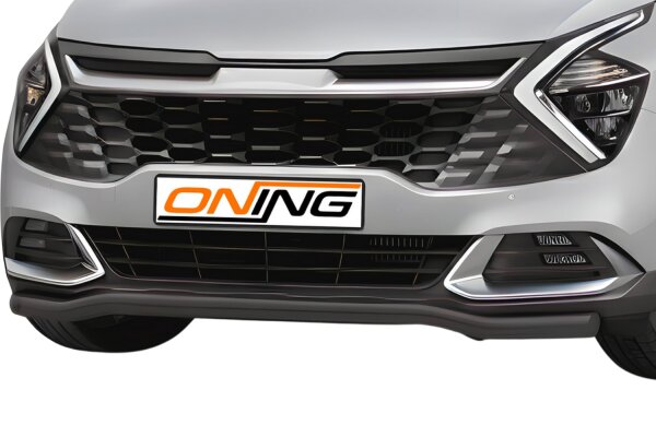 Frontbügel für KIA Sportage NQ5 2021- SCHWARZ 60mm breit Frontschutzbügel Gutachten