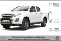 Frontbügel mit Unterbodenschutz für Isuzu D-Max II 2017-2020 SCHWARZ 70mm Gutachten