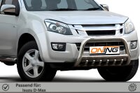 Frontbügel mit Unterbodenschutz für Isuzu D-Max II 2017-2020 70mm Edelstahl Gutachten