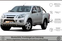 Frontbügel mit Unterbodenschutz für Isuzu D-Max II 2017-2020 70mm Edelstahl Gutachten