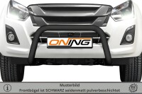 Frontbügel für Isuzu D-Max II 2017-2020 SCHWARZ 70mm Frontschutzbügel Gutachten