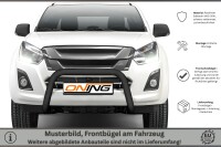 Frontbügel für Isuzu D-Max II 2017-2020 SCHWARZ 70mm Frontschutzbügel Gutachten