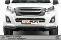 Frontbügel für Isuzu D-Max II 2017-2020 SCHWARZ 70mm breit Frontschutzbügel