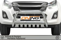 Frontbügel mit Unterfahrschutz für Isuzu D-Max II 2017-2020 70mm Gutachten