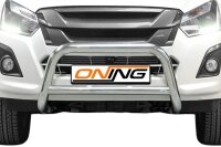 Frontbügel mit Querstreben für Isuzu D-Max II 2017-2020 70mm Edelstahl Gutachten