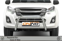 Frontbügel für Isuzu D-Max II 2017-2020 70mm Frontschutzbügel Gutachten