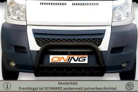 Frontbügel mit Unterbodenschutz für Fiat Ducato 2006-2014 SCHWARZ 70mm Gutachten