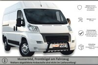 Frontbügel mit Unterbodenschutz für Fiat Ducato 2006-2014 SCHWARZ 70mm Gutachten