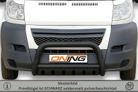 Frontbügel mit Unterfahrschutz für Fiat Ducato 2006-2014 SCHWARZ 70mm Gutachten
