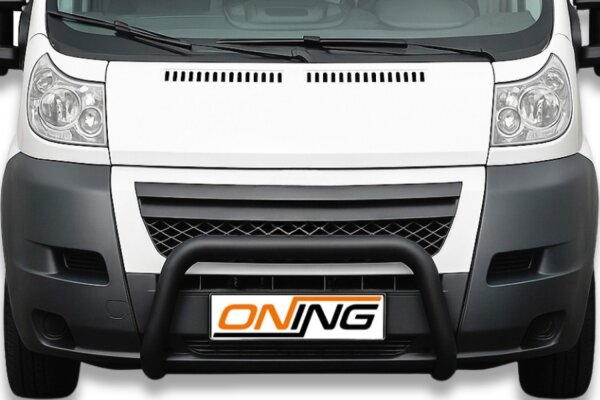 Frontbügel für Fiat Ducato 2006-2014 SCHWARZ 70mm Frontschutzbügel Gutachten
