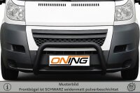 Frontbügel für Fiat Ducato 2006-2014 SCHWARZ 70mm Frontschutzbügel Gutachten
