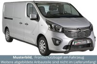 Frontbügel Edelstahl schwarz für Opel Vivaro 2014 - 63mm mit Gutachten Frontschutzbügel