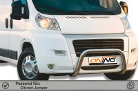 Frontbügel für Fiat Ducato 2006-2014 Ø70mm Gutachten Frontschutzbügel