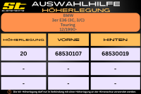 ST Höherlegung für BMW 3er E36 Touring / VA 20mm