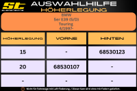ST Höherlegung für BMW 5er E39 5/D Touring / VA 20mm