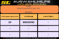 ST Höherlegung für Ford Fiesta Cross MK VI JD/ JH VA 20mm